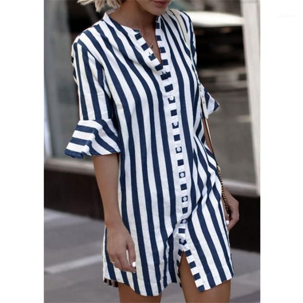 women blouse 2021 fashion stripe long shirt female streetwear loose casual office lady blusas femininas women's blouses & shirts, White
women blouse 2021 fashion stripe long shirt female streetwear loose casual office lady blusas femininas women's blouses & shirts, White