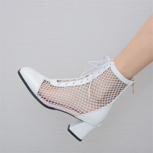 boots pxelena plus size 34-43 punk rock gothic women gladiator sandals mesh ankle lace up chunky block high heels summer shoes, Black
boots pxelena plus size 34-43 punk rock gothic women gladiator sandals mesh ankle lace up chunky block high heels summer shoes, Black