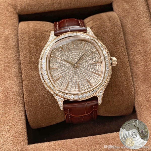 goa35022 super watches 127 reloj de lujo diamond watch 42mm 850p automatic mechanical movement stainless steel case leather strap, Slivery;brown
goa35022 super watches 127 reloj de lujo diamond watch 42mm 850p automatic mechanical movement stainless steel case leather strap, Slivery;brown