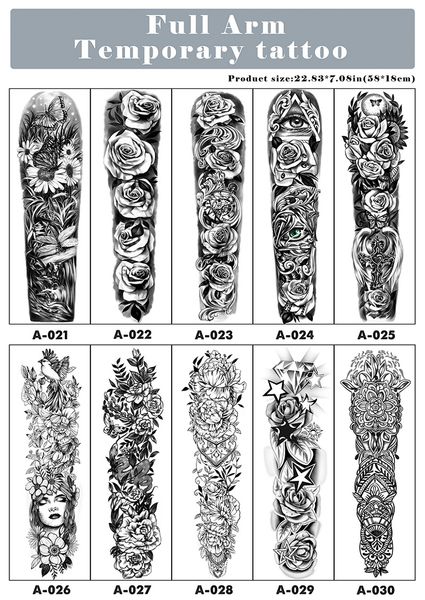 metershine full arm waterproof temporary fake tattoo stickers of feature totem for men and women express body shoulder art (58cm x 17cm)
metershine full arm waterproof temporary fake tattoo stickers of feature totem for men and women express body shoulder art (58cm x 17cm)