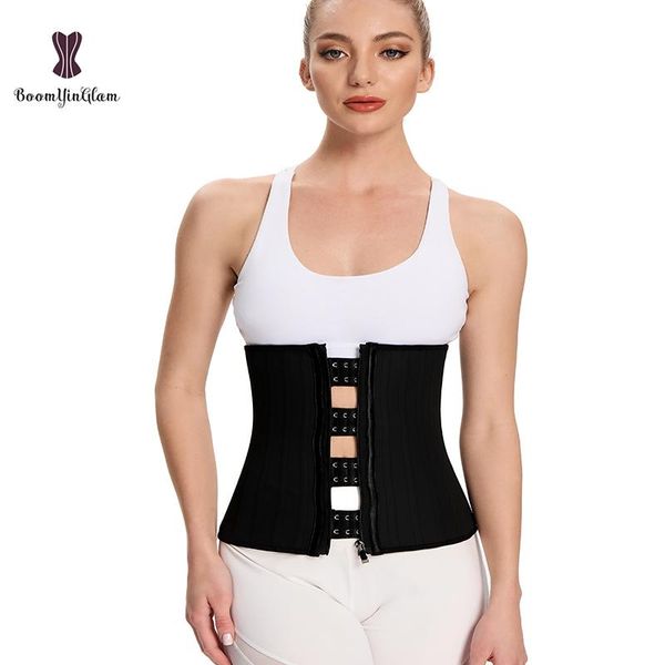 women's shapers latex zip and hook slimming girdle waist trimmer belt chest binder fajas korset women, Black;white
women's shapers latex zip and hook slimming girdle waist trimmer belt chest binder fajas korset women, Black;white