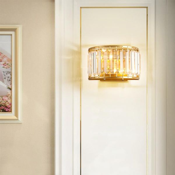 wall lamp nordic simple sconce lights crystal for home indoor bedroom vintage led beside metal gold black ac90-260v
wall lamp nordic simple sconce lights crystal for home indoor bedroom vintage led beside metal gold black ac90-260v