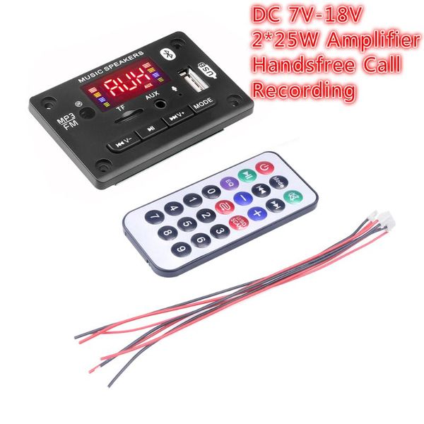& mp4 players 2*25w recording car usb bluetooth5.0 handsmp3 player 7-18v decoder board module fm aux radio for phones
& mp4 players 2*25w recording car usb bluetooth5.0 handsmp3 player 7-18v decoder board module fm aux radio for phones