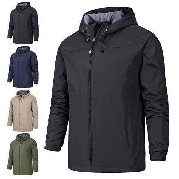 men's jackets men hiking jacket windproof hooded coat long sleeve solid color zipper closure slim fit casual warm outerwear, Black;brown
men's jackets men hiking jacket windproof hooded coat long sleeve solid color zipper closure slim fit casual warm outerwear, Black;brown