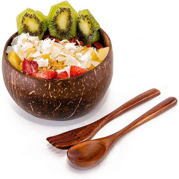 bowls natural coconut bowl spoon set fruit salad noodle rice creative shell wooden tableware kitchen accessories
bowls natural coconut bowl spoon set fruit salad noodle rice creative shell wooden tableware kitchen accessories