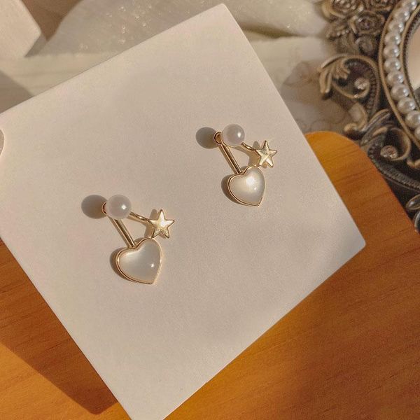 stud pearl a two-wear star earrings japan and south korea small fresh love female net red temperament simple niche, Golden;silver
stud pearl a two-wear star earrings japan and south korea small fresh love female net red temperament simple niche, Golden;silver