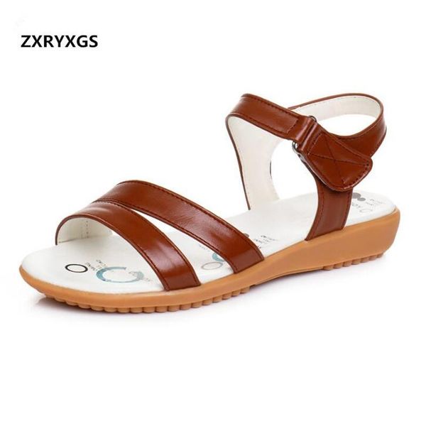summer genuine leather sandals open shoes woman comfortable soft women flat casual non-slip large size, Black
summer genuine leather sandals open shoes woman comfortable soft women flat casual non-slip large size, Black