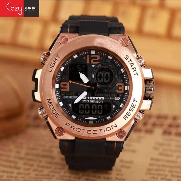 wristwatches cozysee 001 young quartz watch for mens numbers with silicone wristband, Slivery;brown
wristwatches cozysee 001 young quartz watch for mens numbers with silicone wristband, Slivery;brown