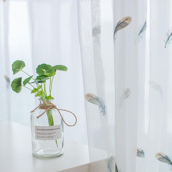 fresh feathers gauze curtains embroidered screens simple modern floor-to-ceiling white living room balcony off the yarns curtain & drapes
fresh feathers gauze curtains embroidered screens simple modern floor-to-ceiling white living room balcony off the yarns curtain & drapes