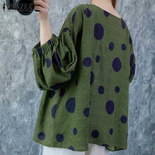 women's blouses & shirts blouses vintage printed blouse spring polka dot long puff sleeve blusas female o neck plus size 7ktr, White
women's blouses & shirts blouses vintage printed blouse spring polka dot long puff sleeve blusas female o neck plus size 7ktr, White