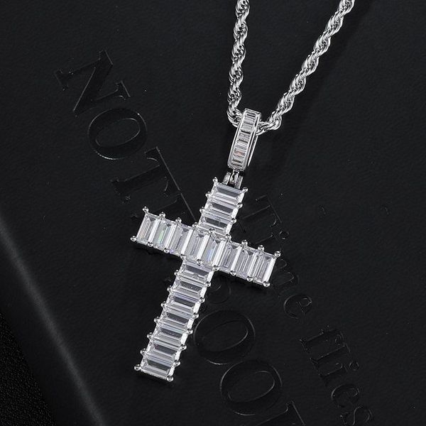 pendant necklaces men/women hip hop iced out bling cross zircon hiphop necklace fashion jewelry gifts, Silver
pendant necklaces men/women hip hop iced out bling cross zircon hiphop necklace fashion jewelry gifts, Silver