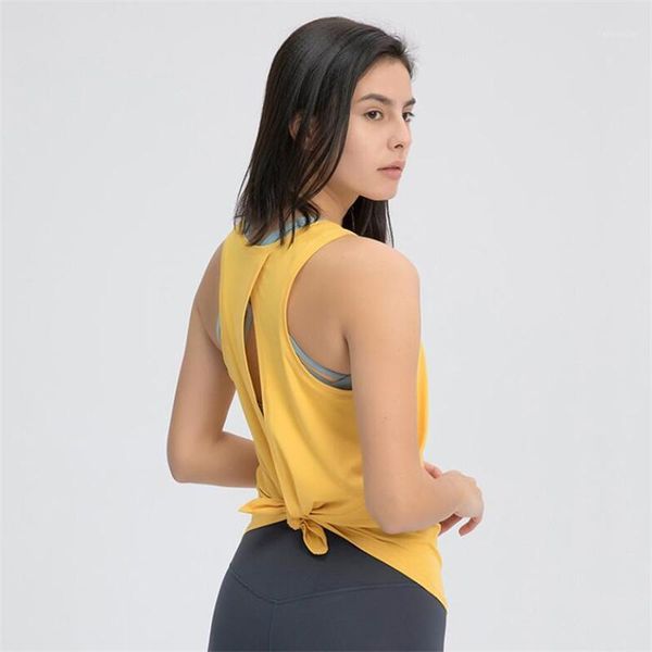 back open sport vest women loose fit solid yoga fitness shirts breathable o-neck gym athletic tank 1, White;red
back open sport vest women loose fit solid yoga fitness shirts breathable o-neck gym athletic tank 1, White;red