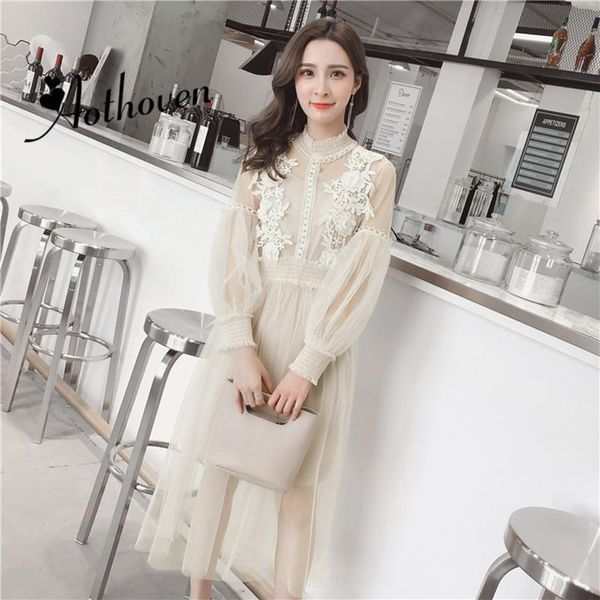 casual dresses summer gauze patchwork lace lantern sleeve elegant women dress office lady party vintage bandage long vestido, Black;gray
casual dresses summer gauze patchwork lace lantern sleeve elegant women dress office lady party vintage bandage long vestido, Black;gray