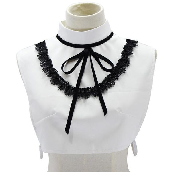 bow ties stand fake collar women autumn sweater half shirt blouse bowknots false detachable collars for decor, Black;gray
bow ties stand fake collar women autumn sweater half shirt blouse bowknots false detachable collars for decor, Black;gray
