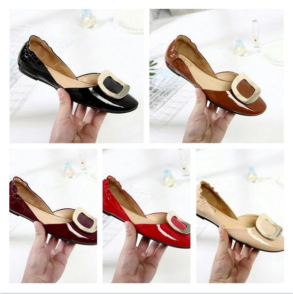 2021 designer fashion womens office flat bottom genuine shoes single shoe 35-41 leather metal buckle accessories, Black
2021 designer fashion womens office flat bottom genuine shoes single shoe 35-41 leather metal buckle accessories, Black