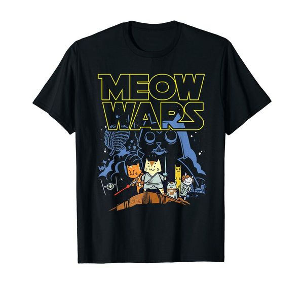 meow wars cat gifts for cat lovers cat stuff parody movie funny t-shirt s-5xl, White;black
meow wars cat gifts for cat lovers cat stuff parody movie funny t-shirt s-5xl, White;black