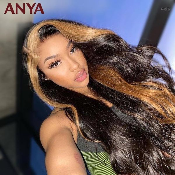 anya hd lace black and blonde 13x4 frontal wig body wave human hair brazilian remy pre plucked for women1, Black;brown
anya hd lace black and blonde 13x4 frontal wig body wave human hair brazilian remy pre plucked for women1, Black;brown