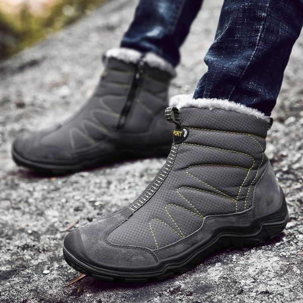 boots winter men's plush warm snow male shoes chaussure mans casual for men ankle footwear sneakers, Black
boots winter men's plush warm snow male shoes chaussure mans casual for men ankle footwear sneakers, Black