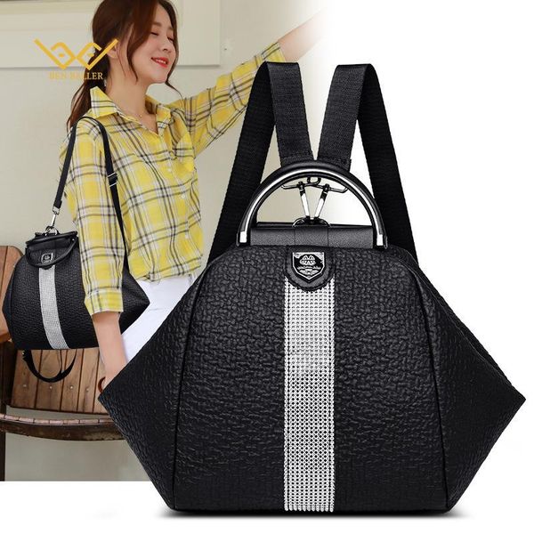 backpack style ben baller women's multifunctional pu soft leather waterproof lightweight outdoor casual shoulder bag
backpack style ben baller women's multifunctional pu soft leather waterproof lightweight outdoor casual shoulder bag