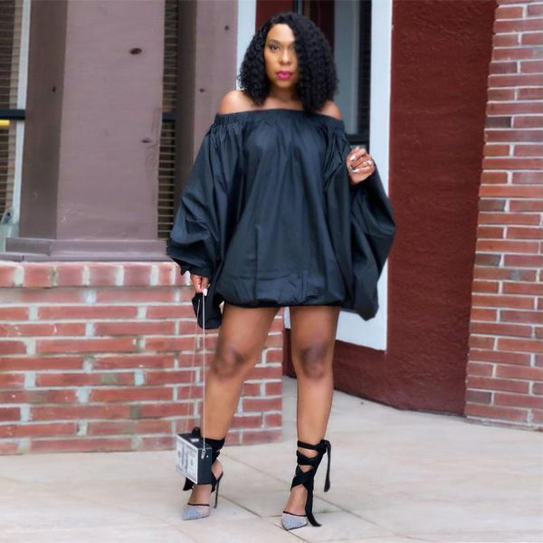 casual dresses rmsfe 2021 women's long sleeve large size personality solid color fashion shoulder lantern dress, Black;gray
casual dresses rmsfe 2021 women's long sleeve large size personality solid color fashion shoulder lantern dress, Black;gray