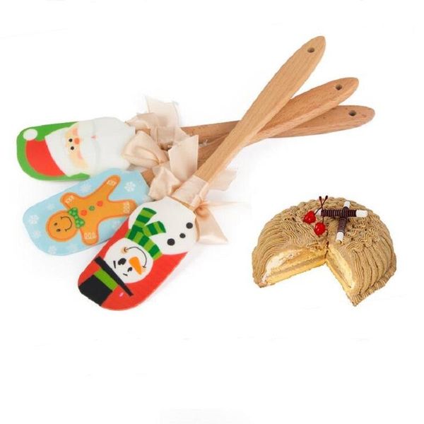 baking & pastry tools christmas design non-stick cake butter knife spatula wooden handle silicone scraper kitchen
baking & pastry tools christmas design non-stick cake butter knife spatula wooden handle silicone scraper kitchen