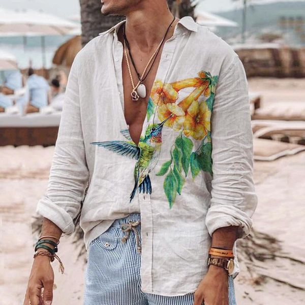 men's casual shirts men shirt flying bird print stand collar long sleeve button clothes cardigan blouses camisas para hombre, White;black
men's casual shirts men shirt flying bird print stand collar long sleeve button clothes cardigan blouses camisas para hombre, White;black