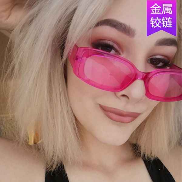 designer candy color small square brand sunglasses for women high street fashion, White;black
designer candy color small square brand sunglasses for women high street fashion, White;black