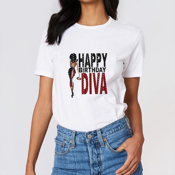 happy birthday diva ropa tumblr women t shirts mujer summer aesthetic clothes harajuku 90s plus size well being elegant, White
happy birthday diva ropa tumblr women t shirts mujer summer aesthetic clothes harajuku 90s plus size well being elegant, White