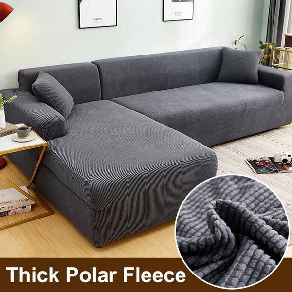 chair covers elastic polar fleece l-shaped corner sofa cover for living room 1/2/3/4 seater grey stretch thick anti-slip armchair
chair covers elastic polar fleece l-shaped corner sofa cover for living room 1/2/3/4 seater grey stretch thick anti-slip armchair