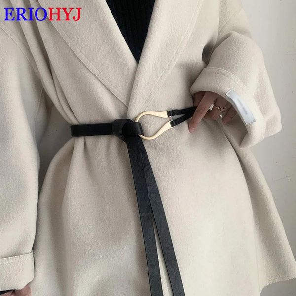 belts fashion leather women belt designer metal buckle waist strap all-match lady dress coat sweater decorative knotted waistband, Black;brown
belts fashion leather women belt designer metal buckle waist strap all-match lady dress coat sweater decorative knotted waistband, Black;brown
