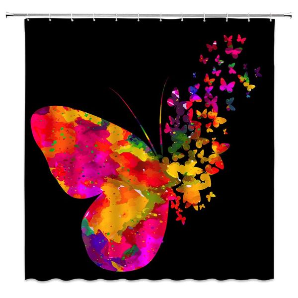 butterfly shower curtain spring watercolor colorful fantasy flying butterflies silhouettes,70x70 inch polyester fabric bathroom
butterfly shower curtain spring watercolor colorful fantasy flying butterflies silhouettes,70x70 inch polyester fabric bathroom
