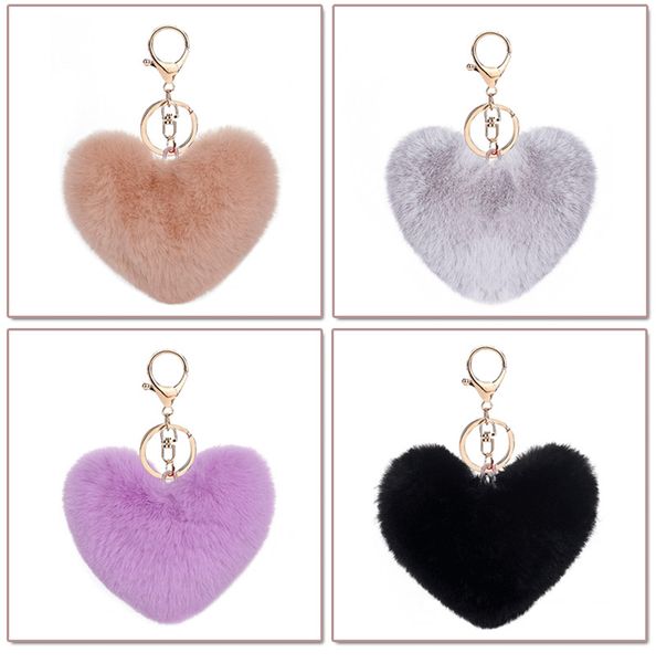 wholesale handcraft fur pompom keychain soft lovely heart shape pompon faux rabbit fur pom poms ball car handbag key ring gift, Silver
wholesale handcraft fur pompom keychain soft lovely heart shape pompon faux rabbit fur pom poms ball car handbag key ring gift, Silver