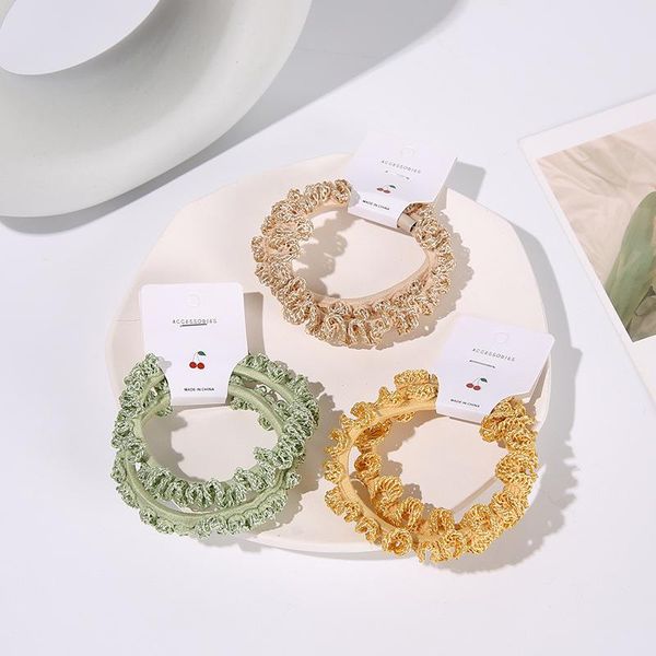hair clips & barrettes 2pcs women's lace circle korean style high elasticity muticolor holder accessories for women lb, Golden;silver
hair clips & barrettes 2pcs women's lace circle korean style high elasticity muticolor holder accessories for women lb, Golden;silver