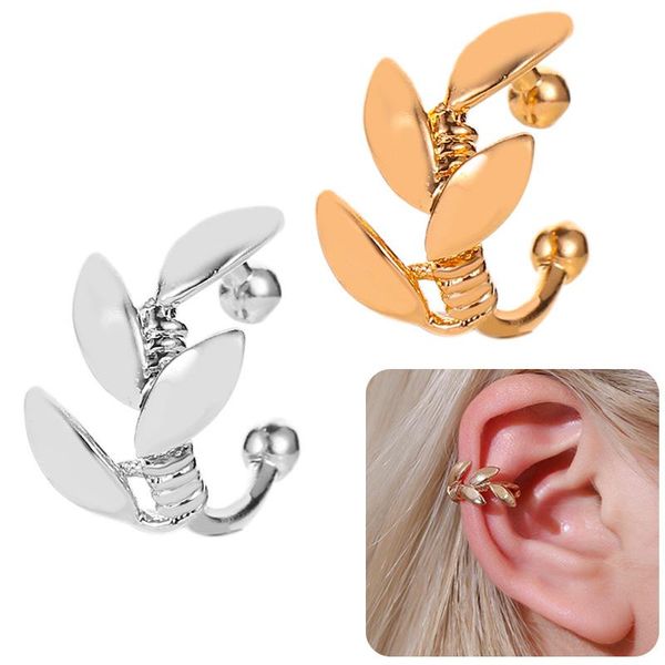 clip-on & screw back ear cuff clip metal leaf earrings without piercing women party wedding jewelry cx17, Silver
clip-on & screw back ear cuff clip metal leaf earrings without piercing women party wedding jewelry cx17, Silver