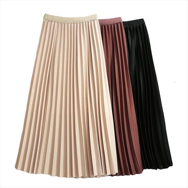 autumn summer light classic womens skirts a word thin solid color high waist retro slim pleated mid length lady, Black
autumn summer light classic womens skirts a word thin solid color high waist retro slim pleated mid length lady, Black