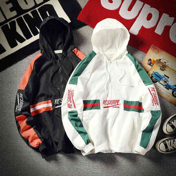 men's jackets hooded zipper hoodie, jacket and jacket, pullover's coat, contrast of color, wind cut, letter, embroidered, harajuku, Black;brown
men's jackets hooded zipper hoodie, jacket and jacket, pullover's coat, contrast of color, wind cut, letter, embroidered, harajuku, Black;brown