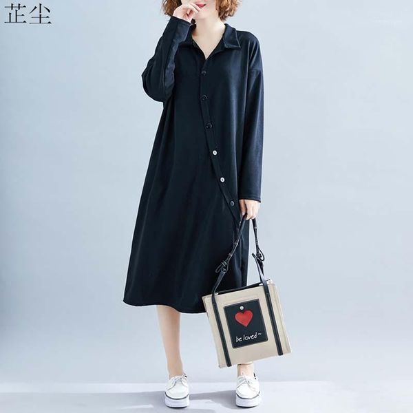casual dresses plus size women knitting cotton autumn winter long dress elegant lady vestidos big vintage female loose 4xl 2021, Black;gray
casual dresses plus size women knitting cotton autumn winter long dress elegant lady vestidos big vintage female loose 4xl 2021, Black;gray