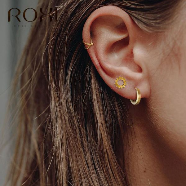 stud roxi korean simple 925 sterling silver circle earrings anti-allergic small for women jewelry brincos pendientes, Golden;silver
stud roxi korean simple 925 sterling silver circle earrings anti-allergic small for women jewelry brincos pendientes, Golden;silver