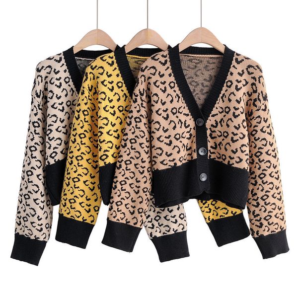 autumn winter sweater cardigan women women's v-neck lazy long-sleeved leopard short knitted cardigan sweater female 210420, White;black
autumn winter sweater cardigan women women's v-neck lazy long-sleeved leopard short knitted cardigan sweater female 210420, White;black