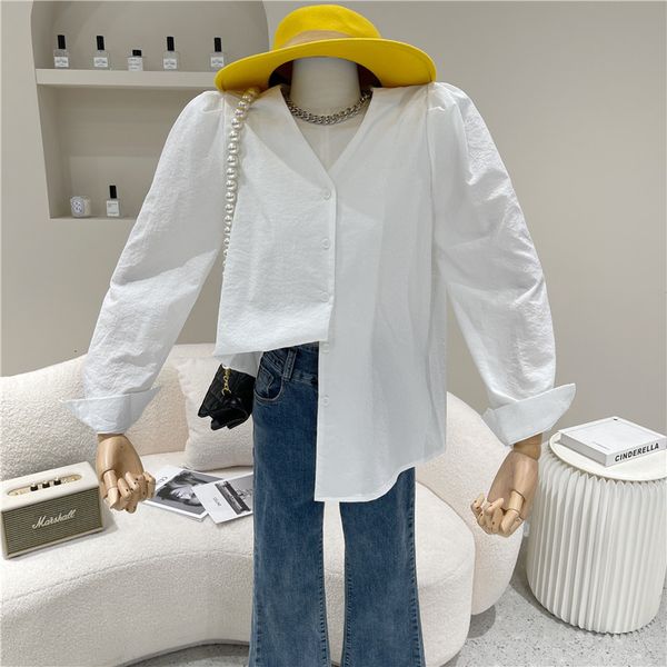 sweaters female fashion spring summer 2021 niche design thin single breasted simple long-versatile sleeve v-neck shirt, White;black
sweaters female fashion spring summer 2021 niche design thin single breasted simple long-versatile sleeve v-neck shirt, White;black