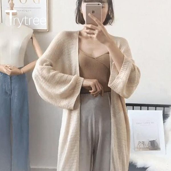 women's jackets trytree spring women casual long coat loose solid 2 color knitting cardigans fashion temperament all-purpose style, Black;brown
women's jackets trytree spring women casual long coat loose solid 2 color knitting cardigans fashion temperament all-purpose style, Black;brown
