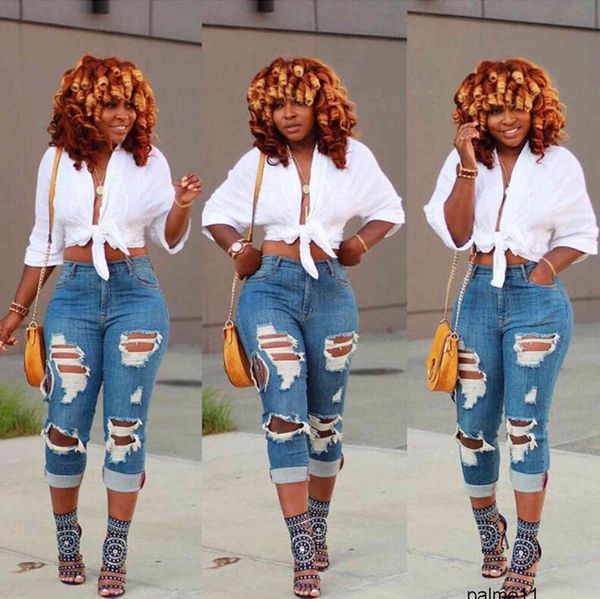 lady ripped womens high waisted fit pants slim denim straight biker skinny hole jeans 9xr0, Blue
lady ripped womens high waisted fit pants slim denim straight biker skinny hole jeans 9xr0, Blue