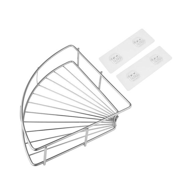 bathroom shelves adhesive shower shelf organizer storage stainless steel no drilling rack household home
bathroom shelves adhesive shower shelf organizer storage stainless steel no drilling rack household home
