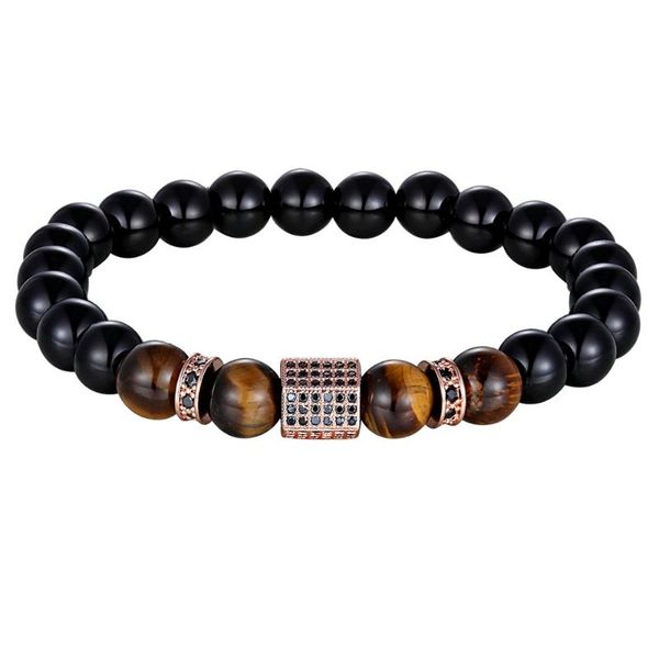 charm bracelets bxw matte onyx stone&tiger eye combination stitching with cubic zircon hand jewelry beads bracelet elastic stretch men, Golden;silver
charm bracelets bxw matte onyx stone&tiger eye combination stitching with cubic zircon hand jewelry beads bracelet elastic stretch men, Golden;silver