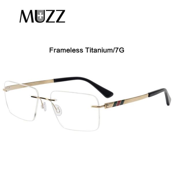 fashion sunglasses frames ultralight titanium square rimless glasses frame acetate legs frameless men optical prescription eyeglasses 2022 w, Black
fashion sunglasses frames ultralight titanium square rimless glasses frame acetate legs frameless men optical prescription eyeglasses 2022 w, Black