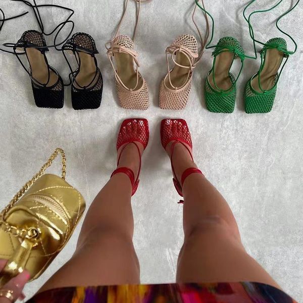 sandals green heels mesh square toe high summer white strapper designer shoes red ladies pumps vrouwen sandalen, Black
sandals green heels mesh square toe high summer white strapper designer shoes red ladies pumps vrouwen sandalen, Black
