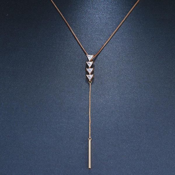 pendant necklaces emmaya anti allergy simple y style chain long & pendants rose gold color strip bar jewelry for women, Silver
pendant necklaces emmaya anti allergy simple y style chain long & pendants rose gold color strip bar jewelry for women, Silver