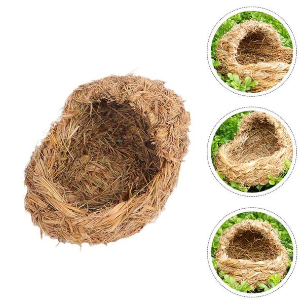 1pc durable straw cat bed simple pet sleeping house (light yellow) bird cages
1pc durable straw cat bed simple pet sleeping house (light yellow) bird cages