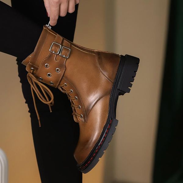 boots qzyerai 2021 autumn winter genuine leather women european cowhide non-slip soles scooter black shoes ankle
boots qzyerai 2021 autumn winter genuine leather women european cowhide non-slip soles scooter black shoes ankle