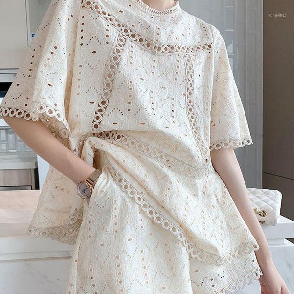 summer 2021 small fragrance fashion suit women's cut out short pants loose casual sleeve two pieces tracksuits, Gray
summer 2021 small fragrance fashion suit women's cut out short pants loose casual sleeve two pieces tracksuits, Gray